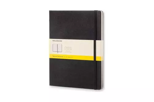 Notes Classic 19x25 tw. kratka- czarny MOLESKINE - Papiernicze i szkolne