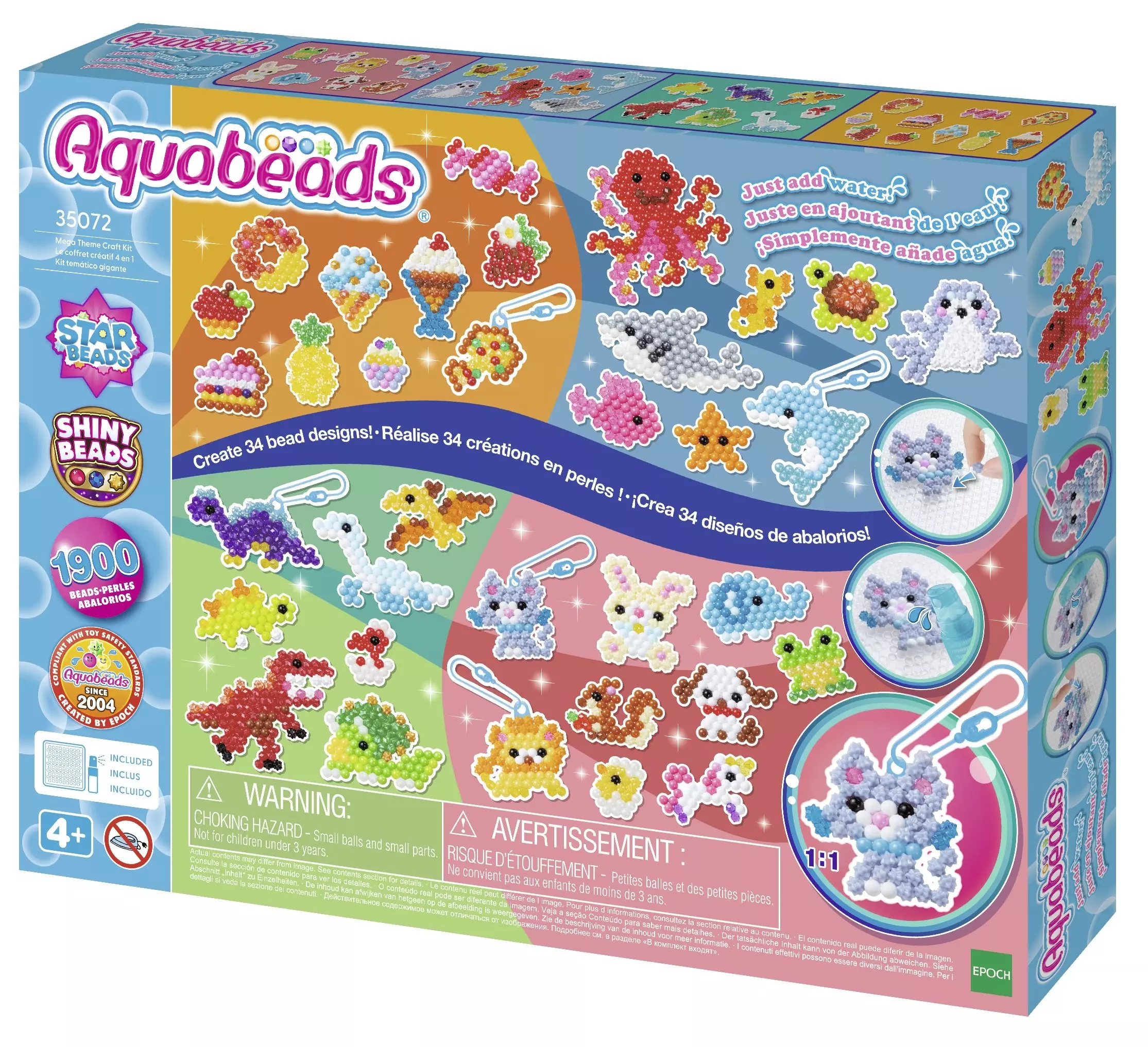 Aquabeads Cztery światy Aquabeads 35072 - Zabawki