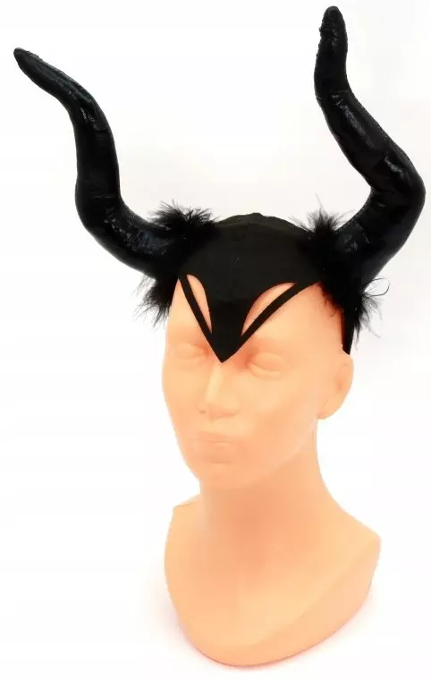 Rogi Diaboliny Opaska z rogami Diabolina HALLOWEEN - Papiernicze i szkolne