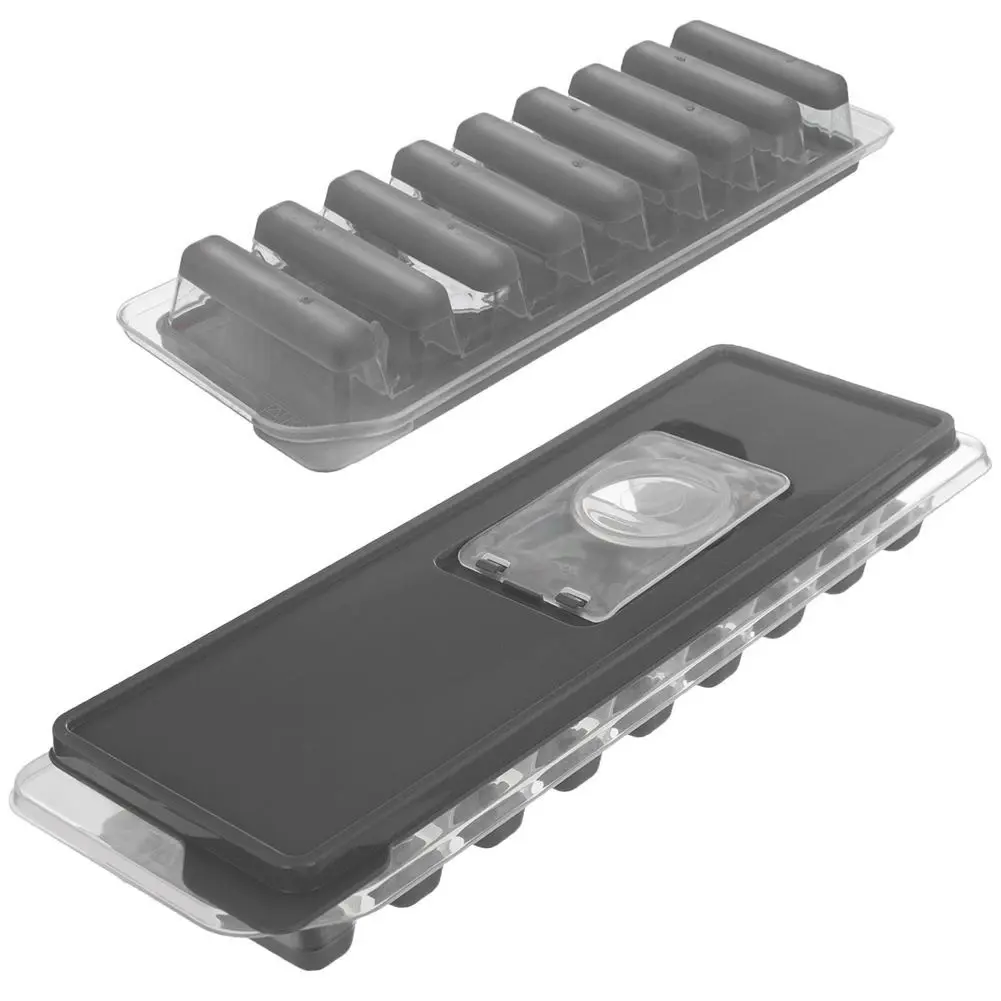 Forma do kostek lodu silikonowa z pokrywką 26,5x9,5 cm - Elektronika i akcesoria