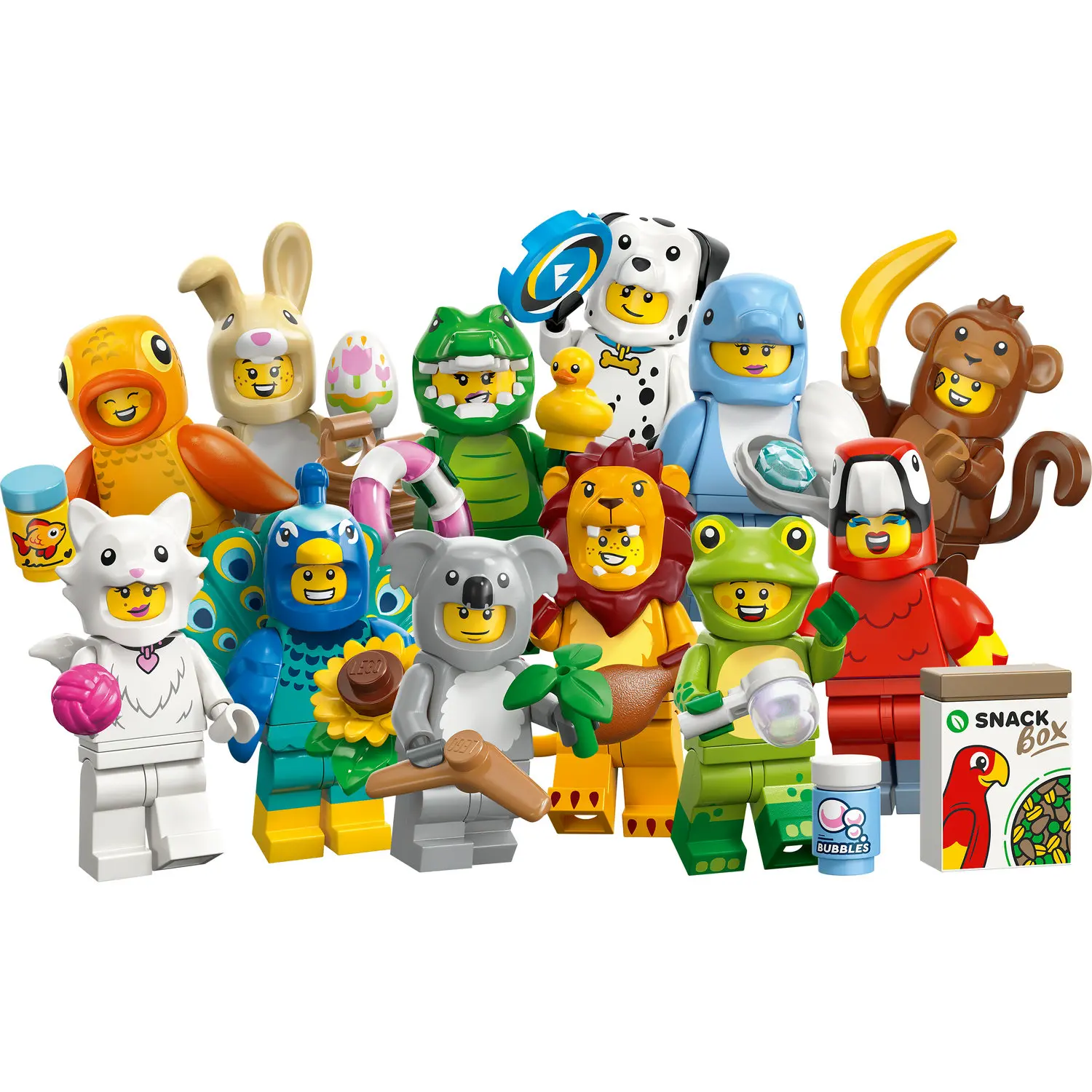 Minifigurki LEGO 71051 komplet 12szt seria 28 Zwierzęta - Zabawki