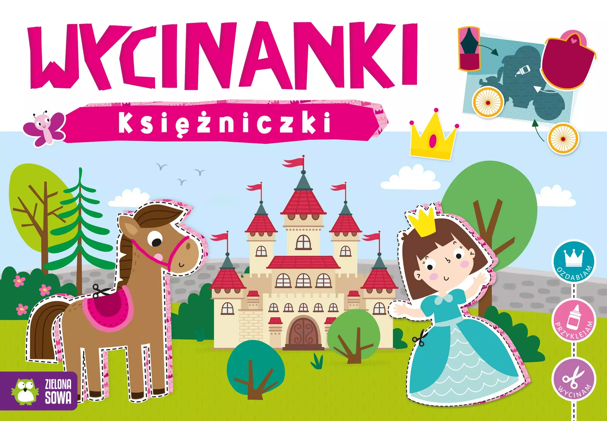 Wycinanki. Księżniczki - Książki