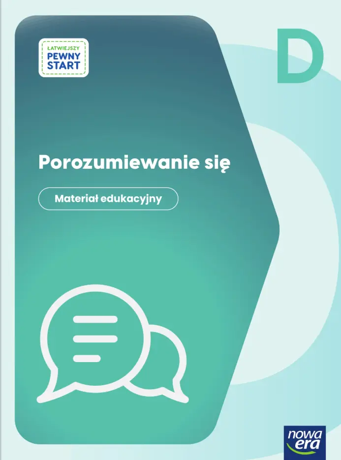 Łatwiejszy Pewny start. Poziom D. Porozumiewanie się. Materiał edukacyjny - Książki