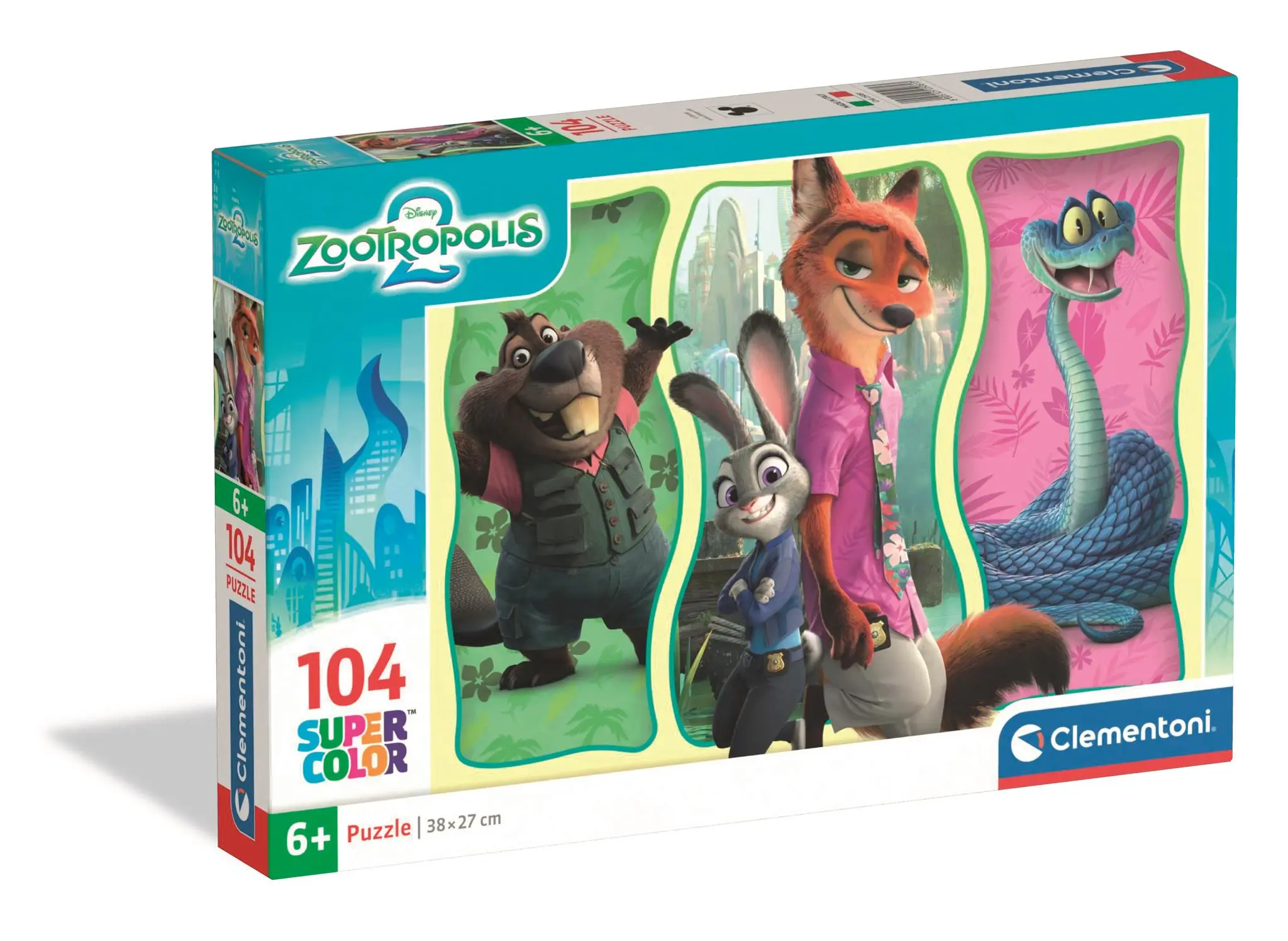 Puzzle 104 Super kolor Zootopia 2 25081 - Puzzle