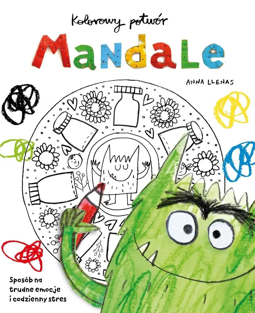 Kolorowy potwór. Mandala - Książki