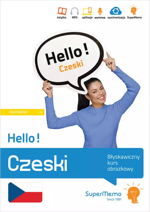Hello! Czeski. Błyskawiczny kurs obrazkowy. Poziom podstawowy A1 - Książki