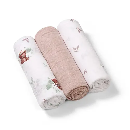 Pieluszki muślinowe. Super miękkie, beżowe - Mama i dziecko