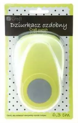 Dziurkacz ozdobny 6,3cm koło - Papiernicze i szkolne