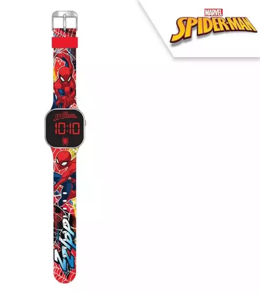 Zegarek cyfrowy LED Spiderman SPD4800 Kids Euroswan - Zabawki