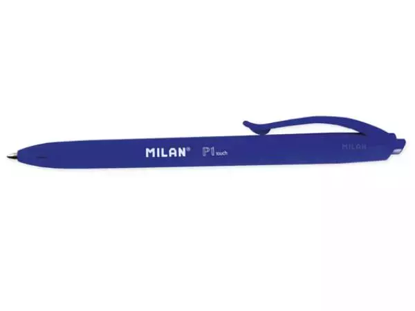 Długopis P1 Rubber Touch niebieski p25. MILAN - Papiernicze i szkolne
