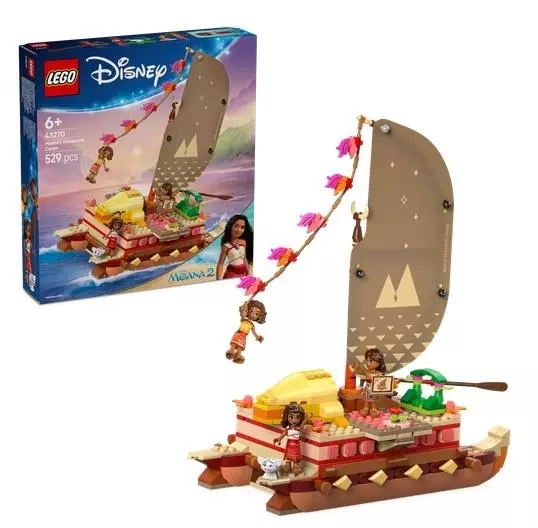 LEGO Disney™ Kajakowa przygoda Vaiany 43270 - Zabawki