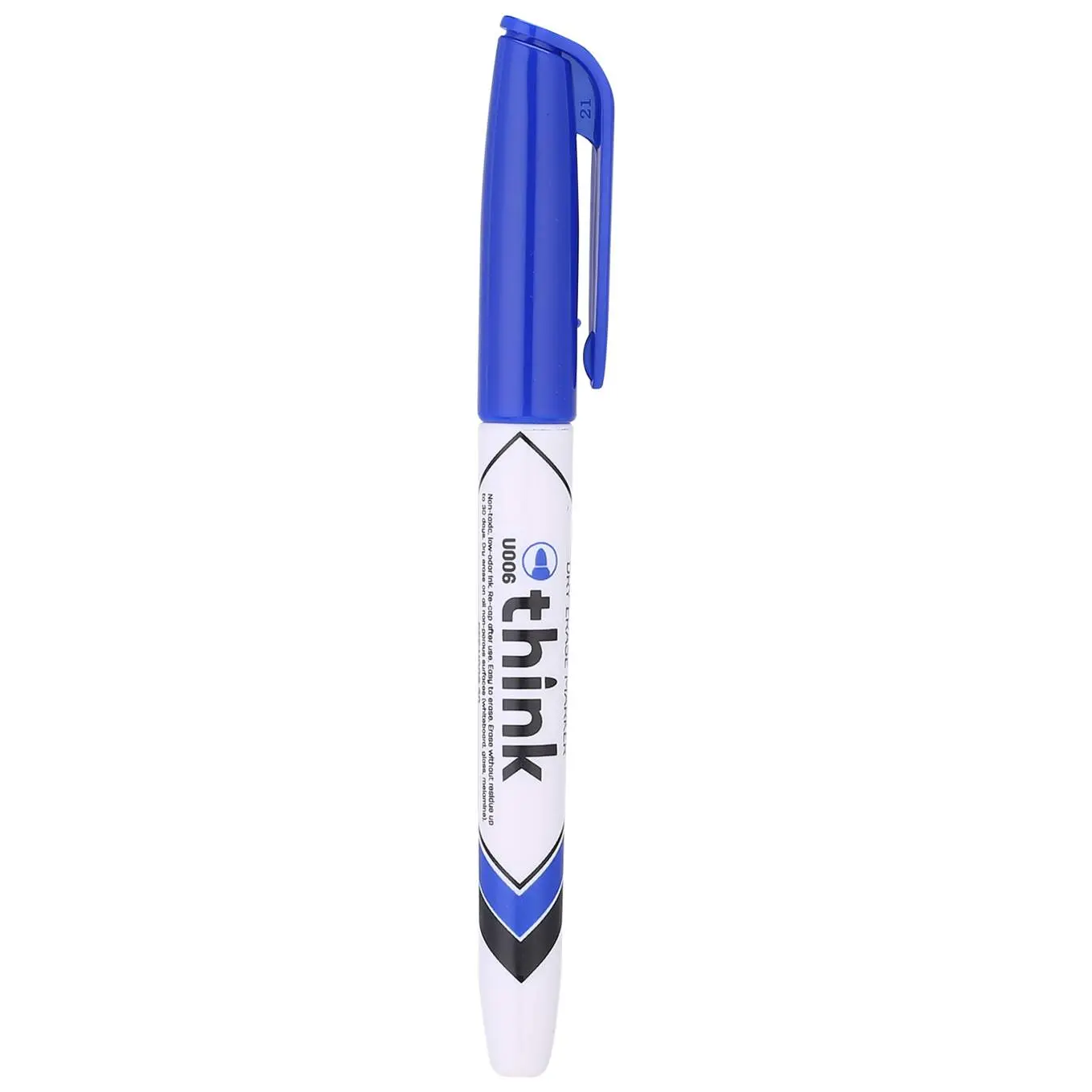 Marker suchościeralny Deli okrągły 1,2mm niebieski - Papiernicze i szkolne