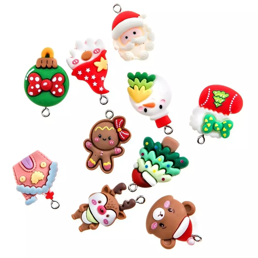 Zawieszki polimerowe 3D - Christmas goodies 10szt - Papiernicze i szkolne