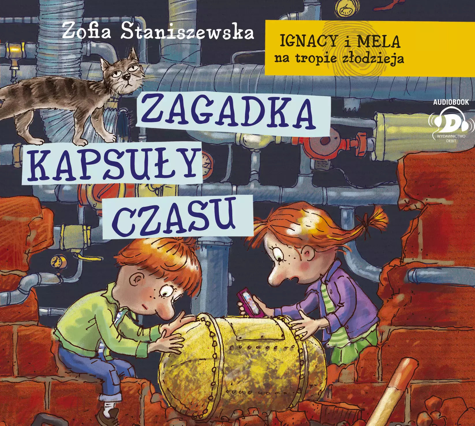 Ignacy i Mela na tropie złodzieja. Zagadka kapsuły czasu. Audiobook - Audiobooki