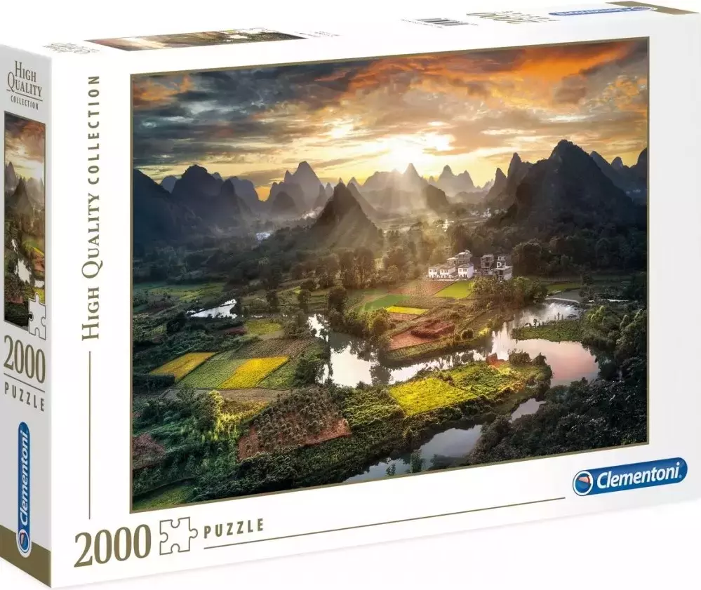 Puzzle 2000 elementów. High Quality Collection. Krajobraz Chin - Puzzle