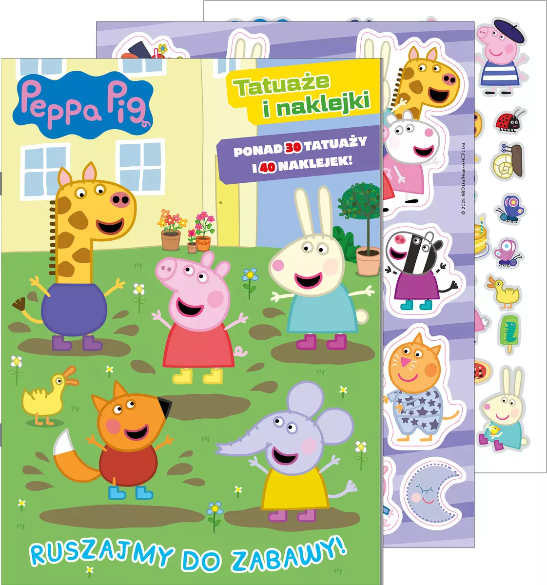 Peppa Pig. Peppa Pig. Tatuaże i naklejki. Ruszajmy do zabawy! - Książki