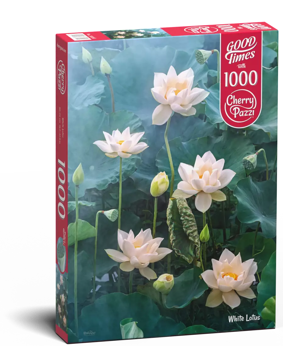 Puzzle 1000 elementów. Biały lotos 30158 - Puzzle