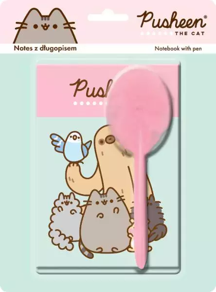 Pusheen. Notes 40 kartek z długopisem - Papiernicze i szkolne