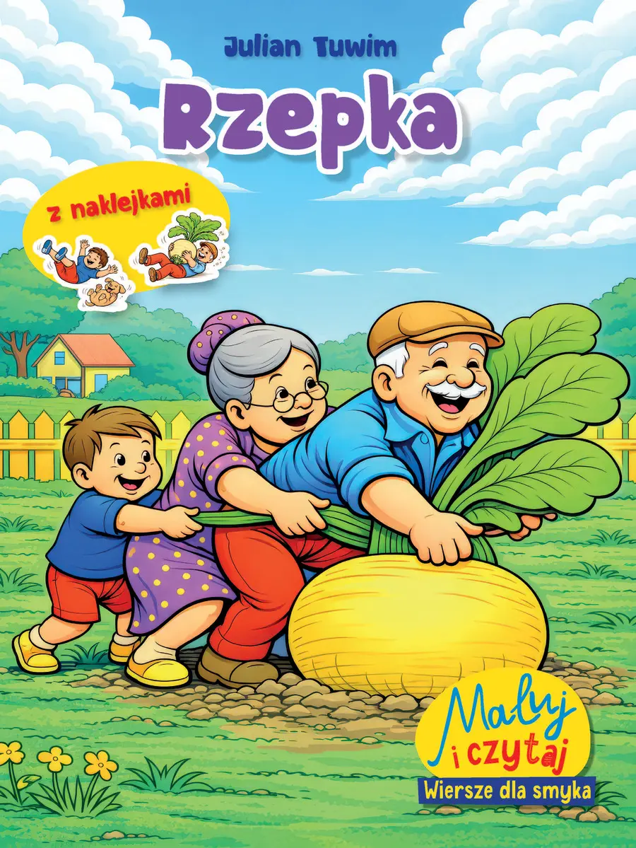 Maluj i czytaj. Wiersze dla smyka. Rzepka - Książki