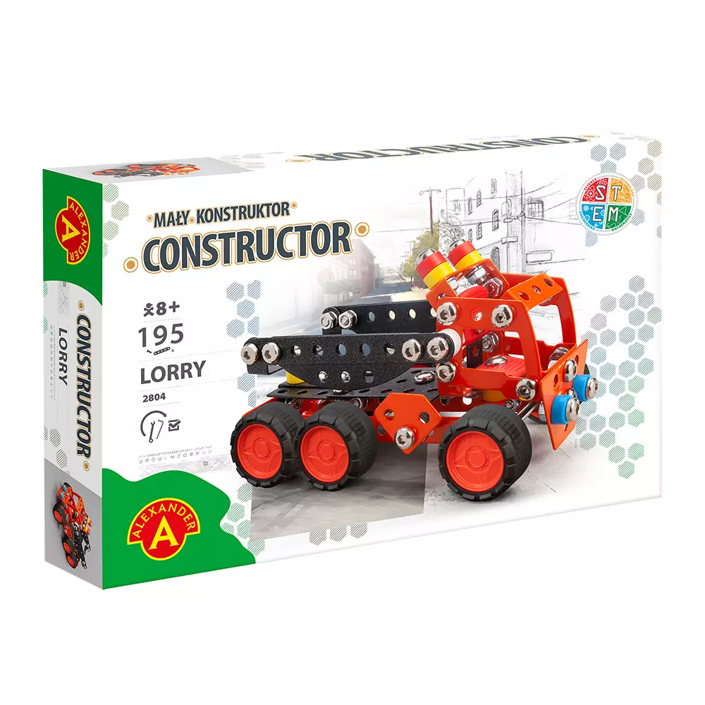 Mały Konstruktor/CONSTRUCTOR - LORRY - Zabawki