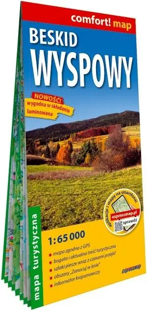 Comfort!map Beskid Wyspowy 1:65 000 mapa w.2026 - Książki