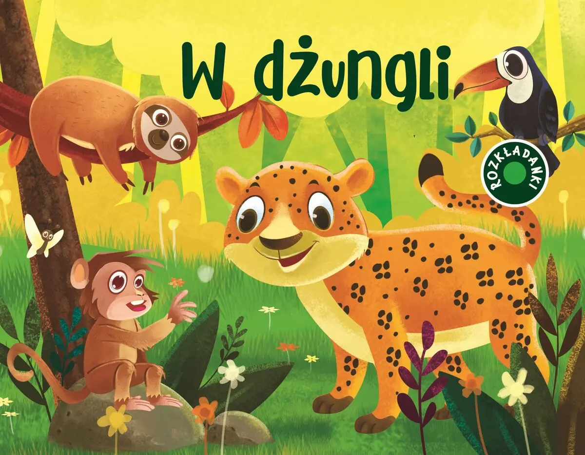 W dżungli. Rozkładanki - Książki