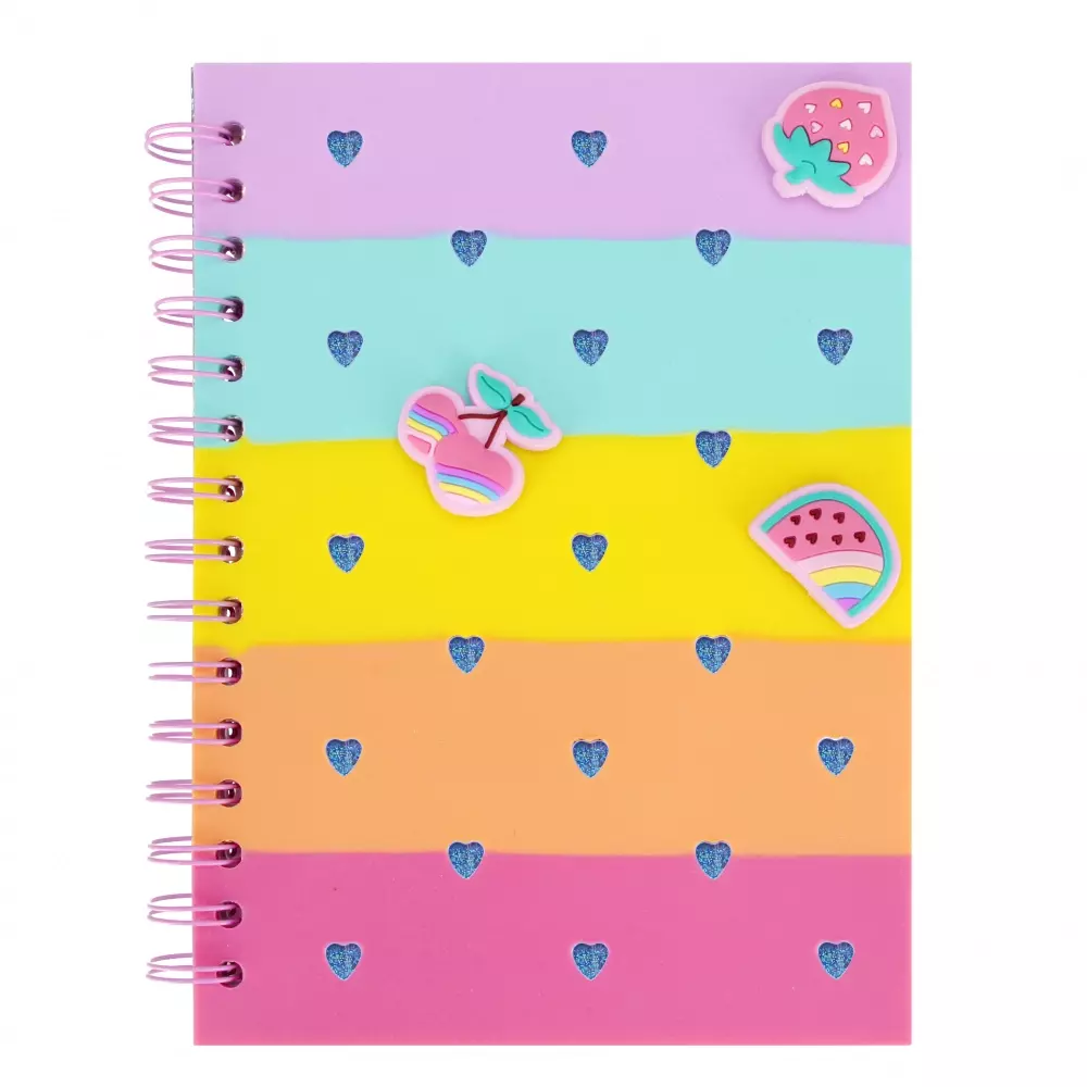 Kołonotes Silikon A5 Fruits Starpak 537167 - Papiernicze i szkolne