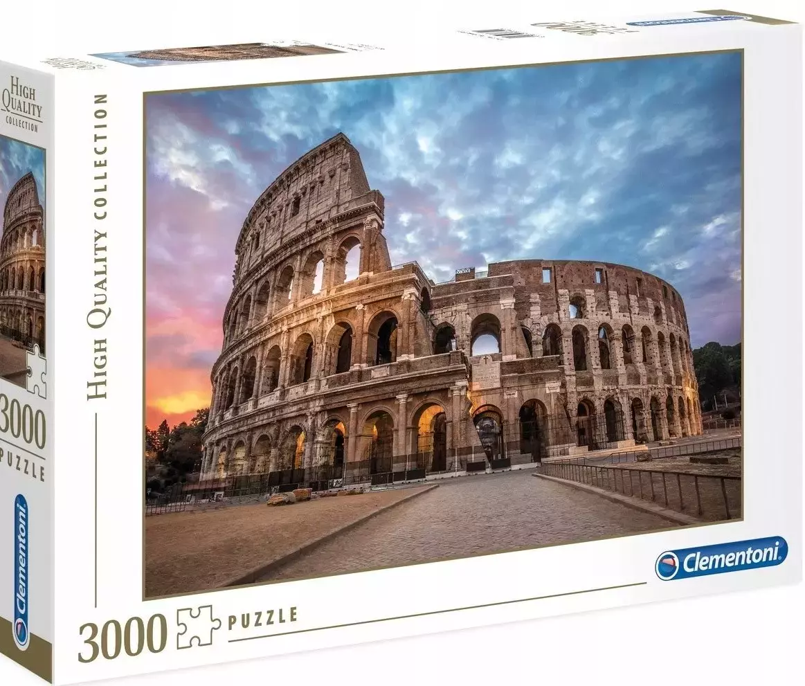 Puzzle 3000 elementów. High Quality Collection. Koloseum o zachodzie słońca - Puzzle