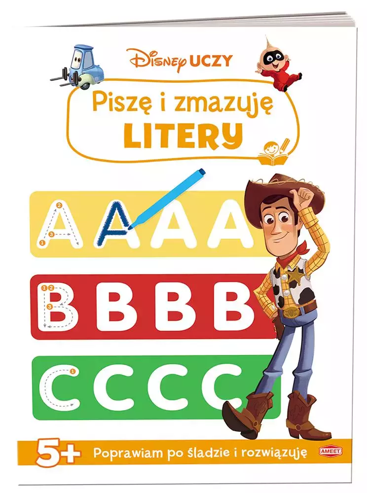 Disney uczy. Piszę i zmazuję litery - Książki