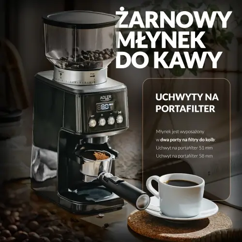 Młynek do kawy żarnowy - Elektronika i akcesoria