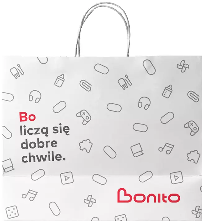 Torba papierowa Bonito - duża - Impreza