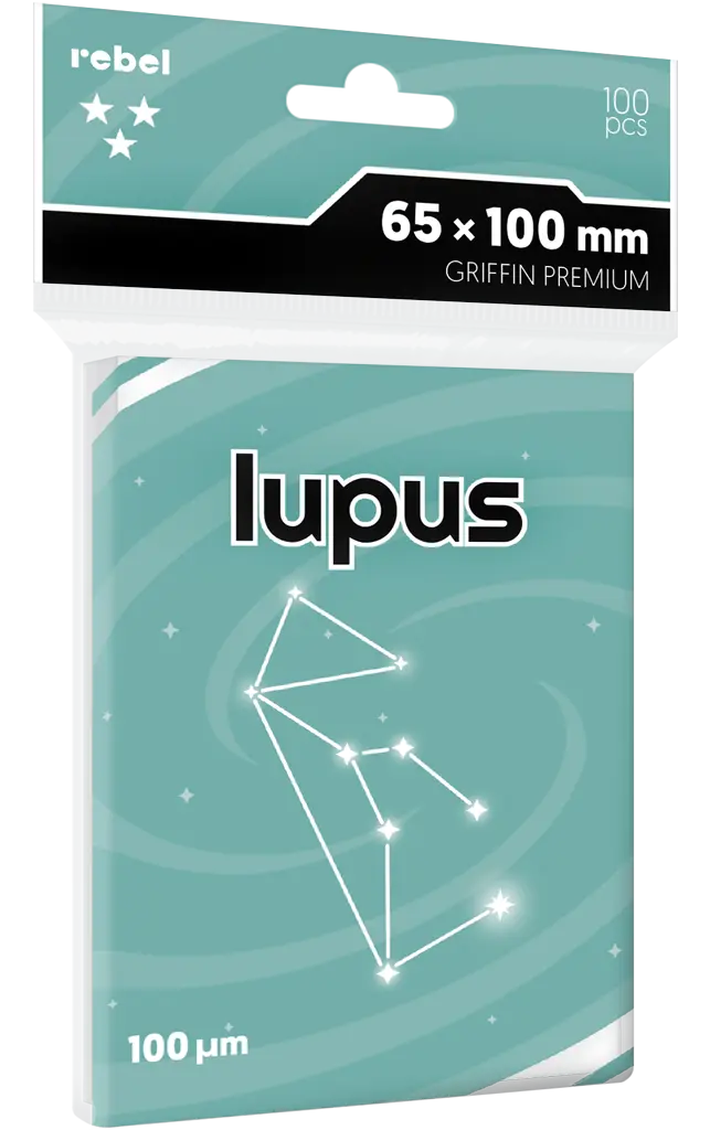 Koszulki Lupus 6.5 x 10.0 cm (100 sztuk) - Gry