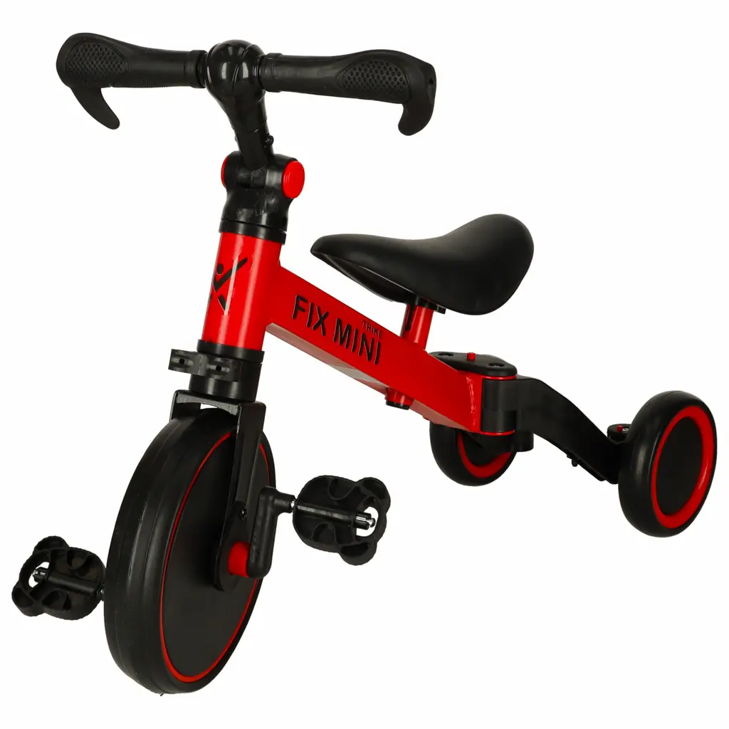 Rowerek biegowy Trike Fix Mini rower wielofunkcyjny 3w1 czerwony - Mama i dziecko