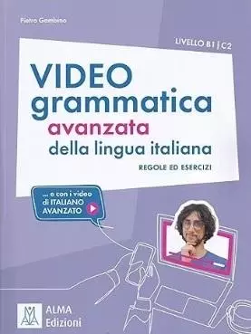 Video grammatica della lingua italiana B1-C2 podr - Książki