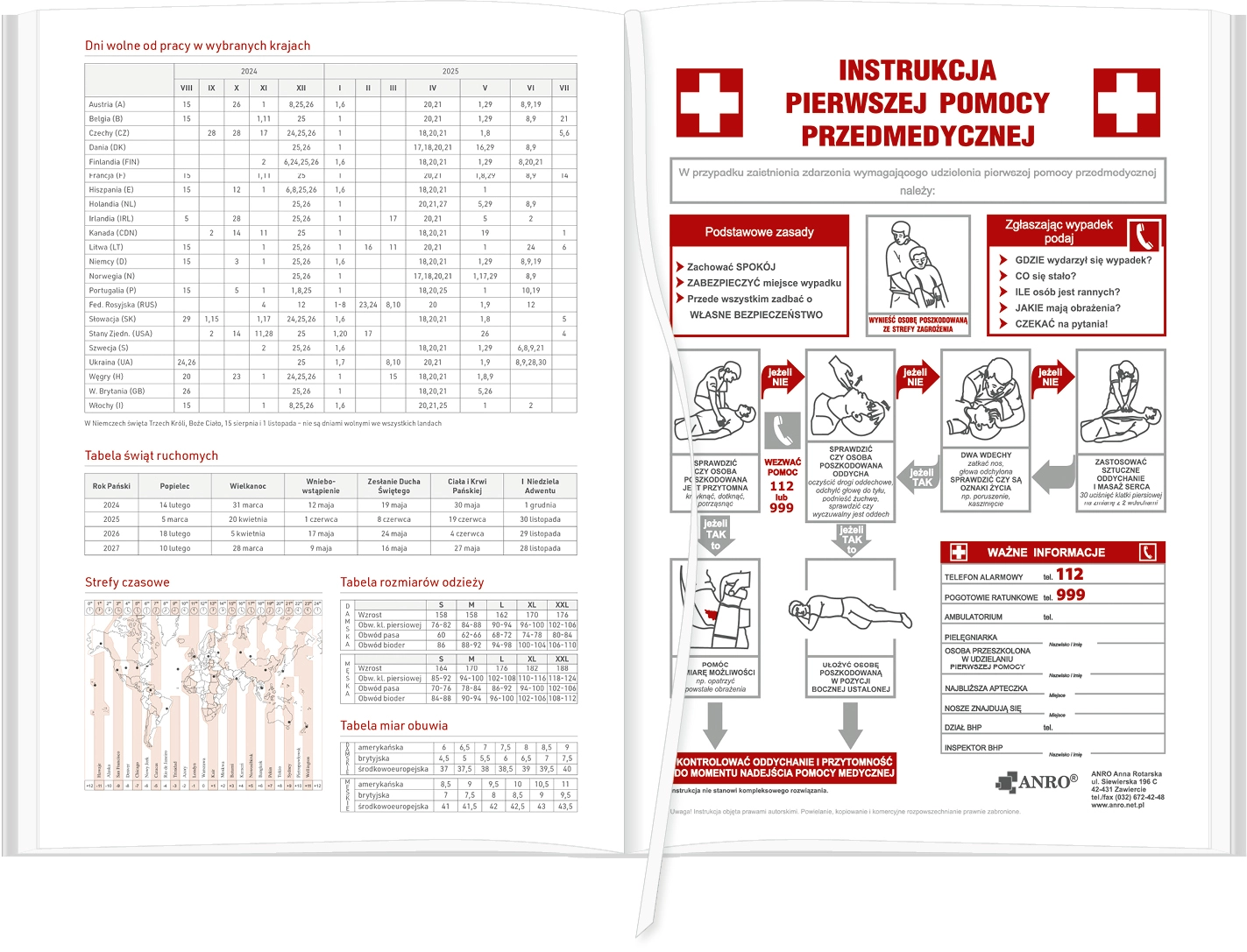 Kalendarz nauczyciela 2024/2025 B5 tygodniowy Vivella, bordowy - Książki