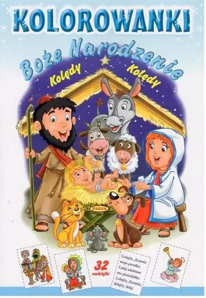 Kolorowanki. Boże Narodzenie. Kolędy - Książki