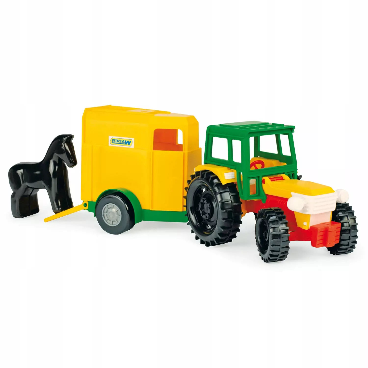 Traktor z przyczepą na konia - Zabawki