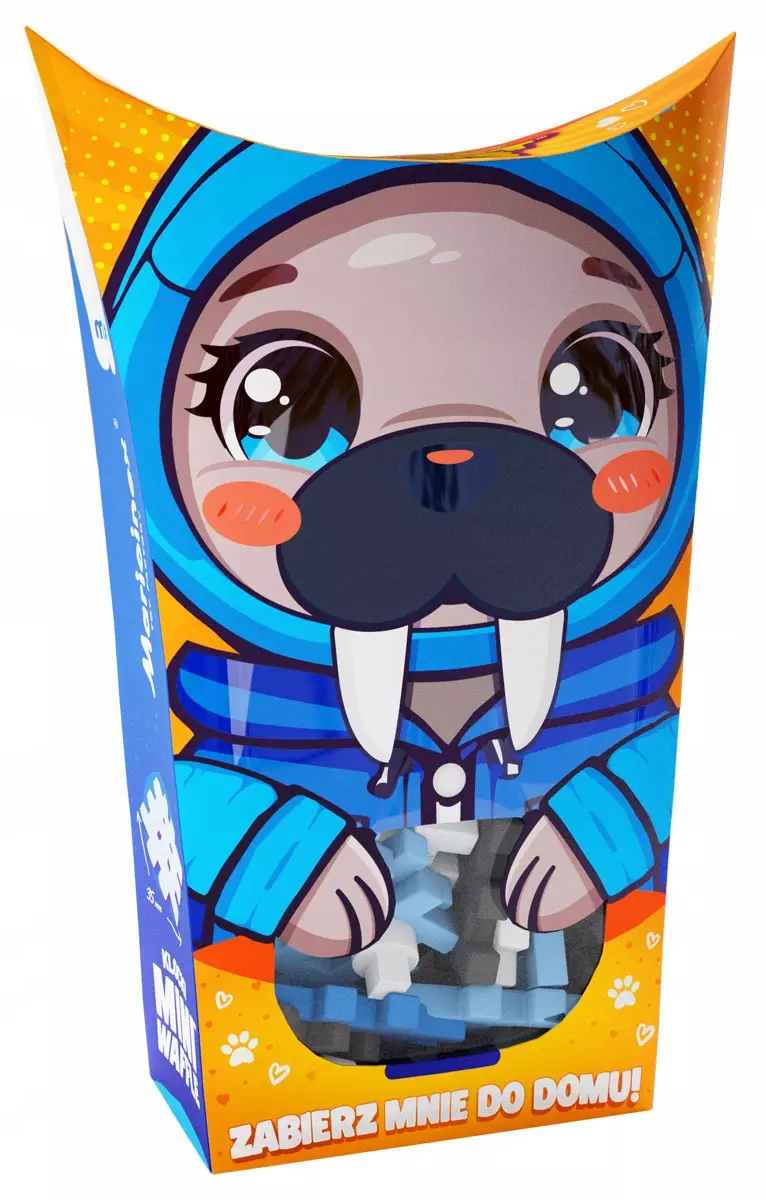Marioinex Mini Waffle POCKET PETS - zestaw MORS - Zabawki
