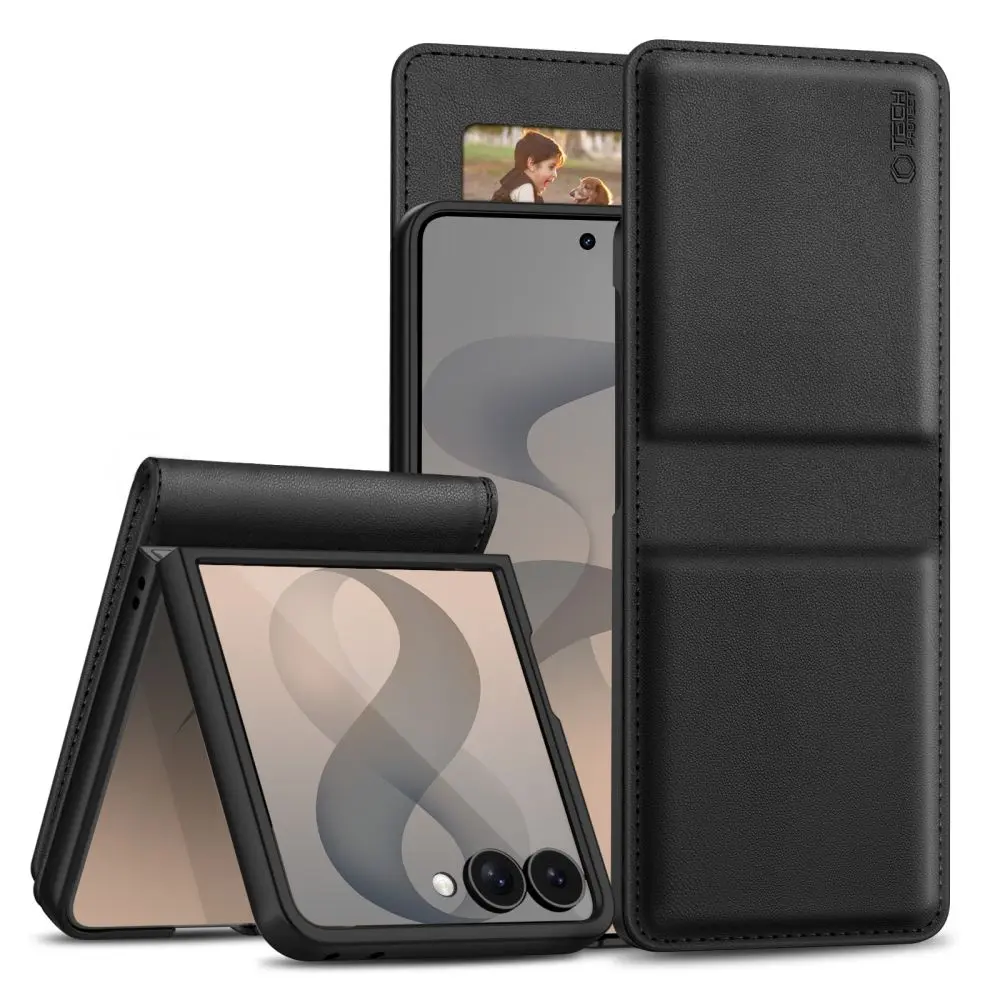 Tech-Protect Wallet Galaxy z Flip 8 Black - Elektronika i akcesoria