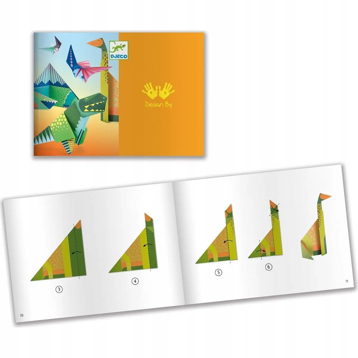Origami DINOZAURY zestaw 24 szt - Zabawki
