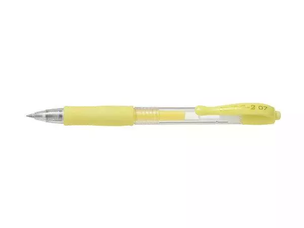 Długopis żelowy Pilot G2 pastel żółty - Papiernicze i szkolne