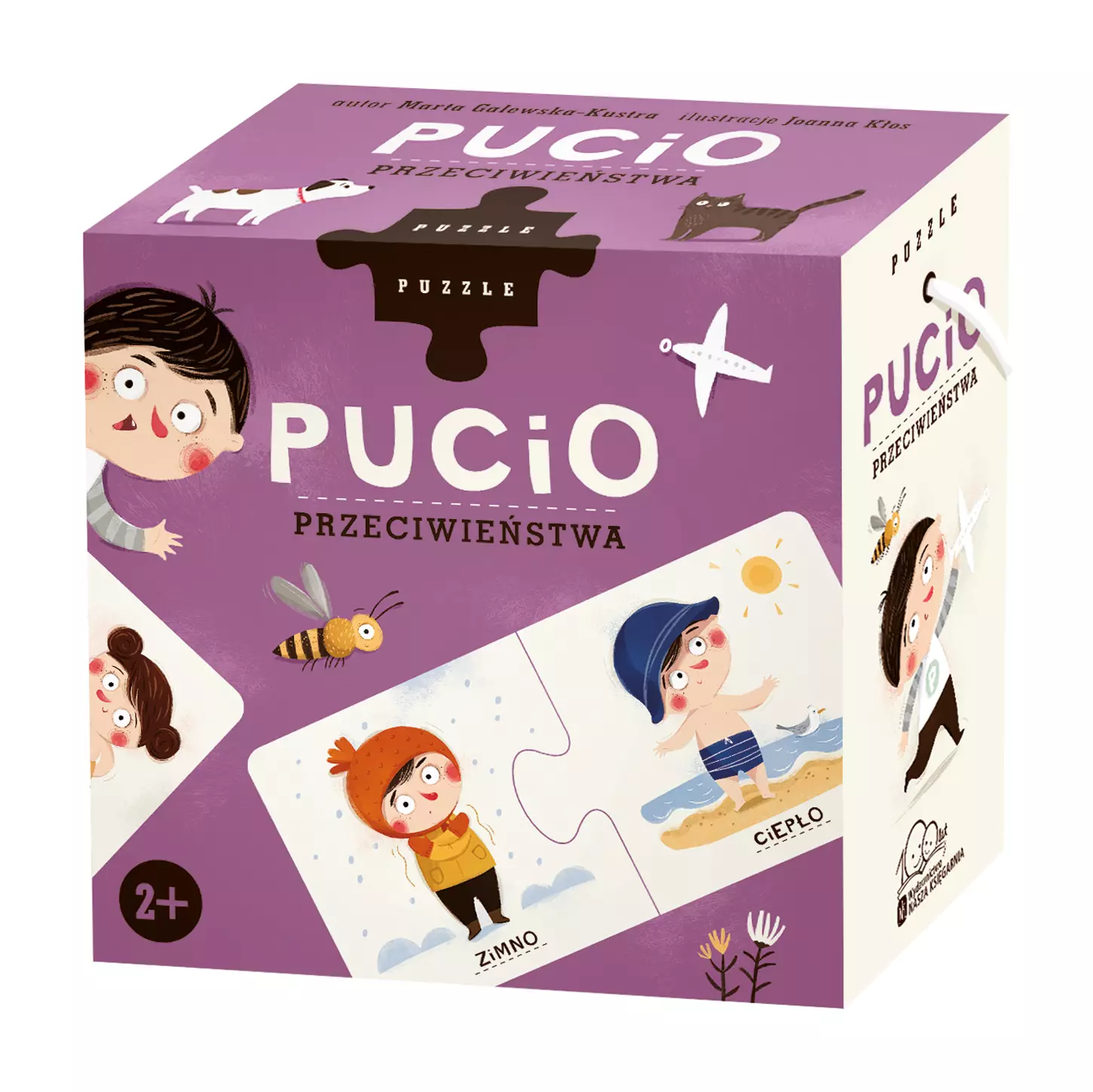 Puzzle 20 elementów. Pucio. Przeciwieństwa - Puzzle