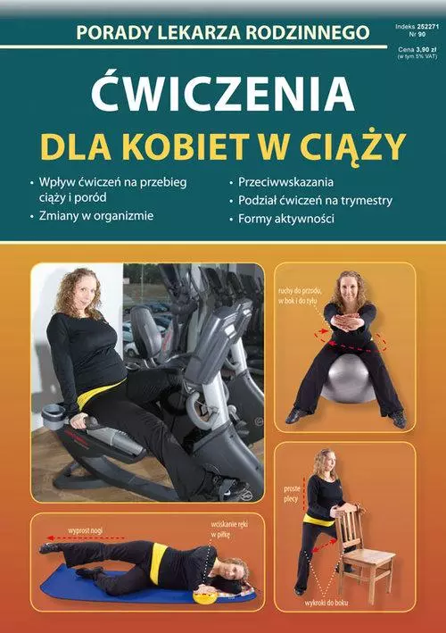 Porady lekarza rodzinnego. Ćwiczenia dla kobiet w ciąży - Książki