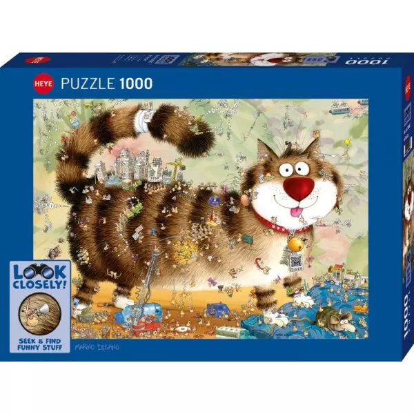 Look Closely!-Kot, 1000el - Puzzle