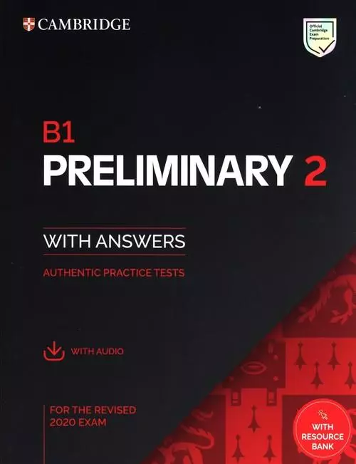 B1 Preliminary 2 Student's Book with Answers with Audio with Resource Bank - Książki