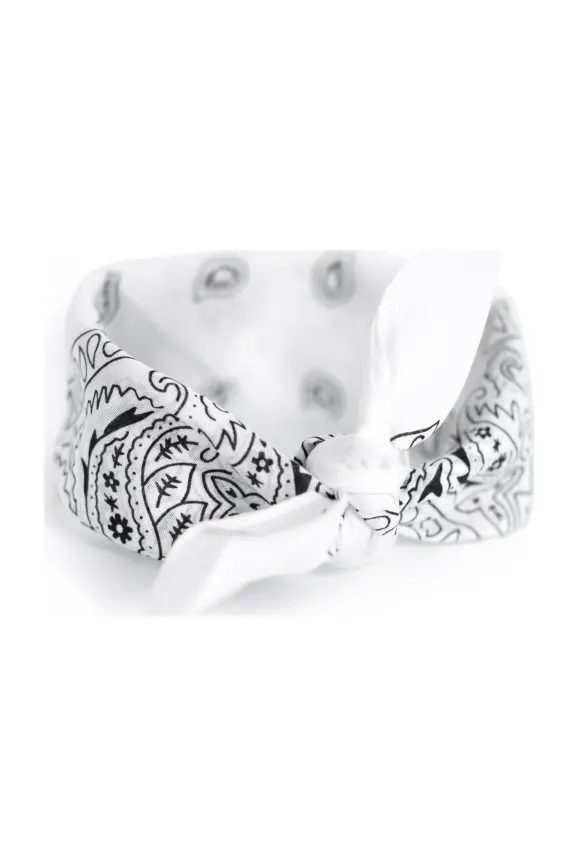Bandana Classic Rebel, biała - Mama i dziecko