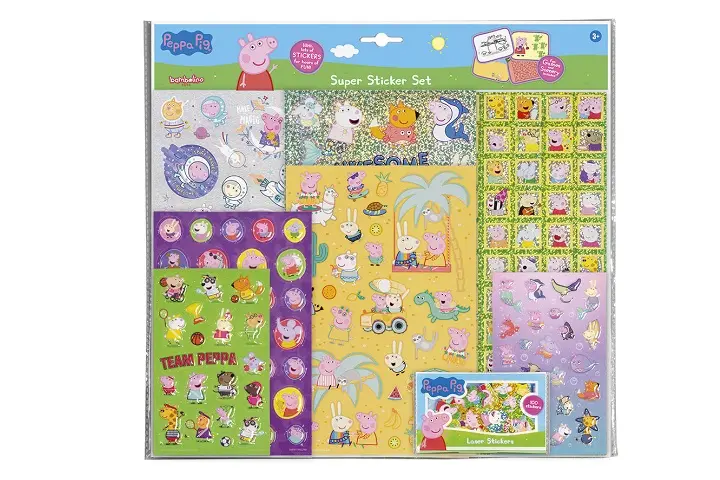 CCG super set naklejki Peppa 7ark 60167 - Zabawki