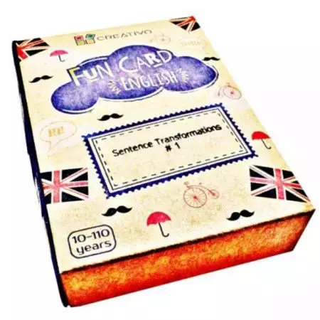 Fun Card English. Sentence Transormations Part 1 - Gry