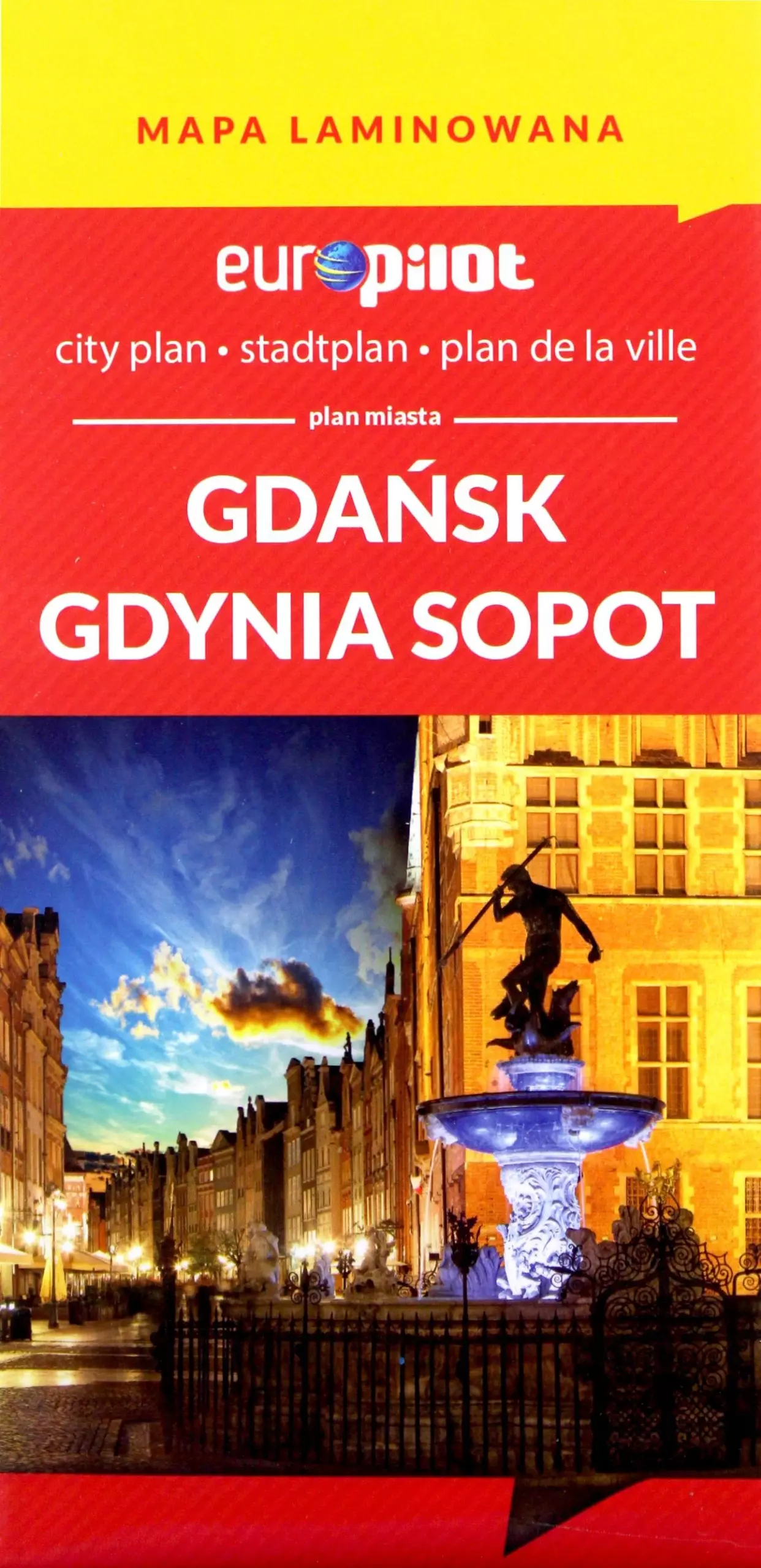 Gdańsk, Gdynia, Sopot plan miasta - Książki