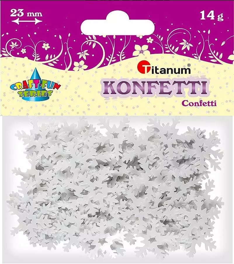 Konfetti płatki śniegu 14g - Impreza